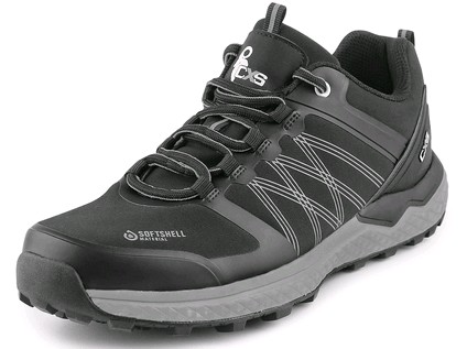 Obuv CXS SPORT, polobotka, černo-šedá, vel. 36